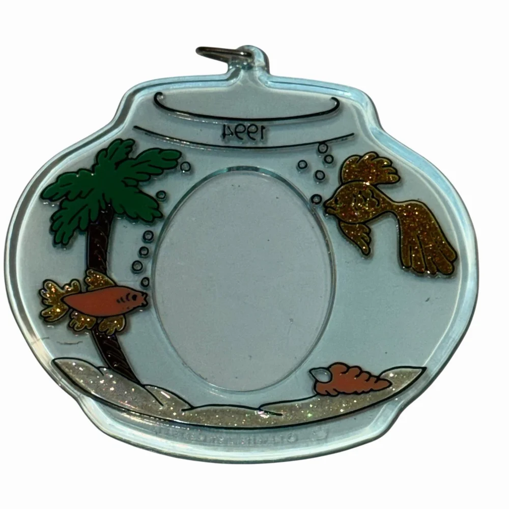 1994 Hallmark Keepsake SPECIAL CAT Photo Holder Ornament - No Box -‎ Unique
